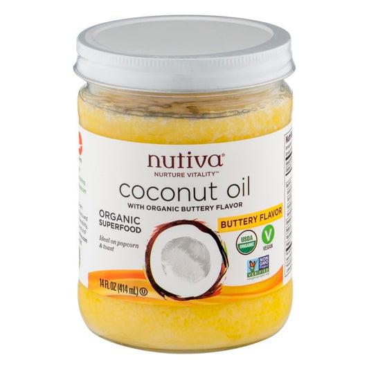 Nutiva Coconut Oil, Buttery Flavor