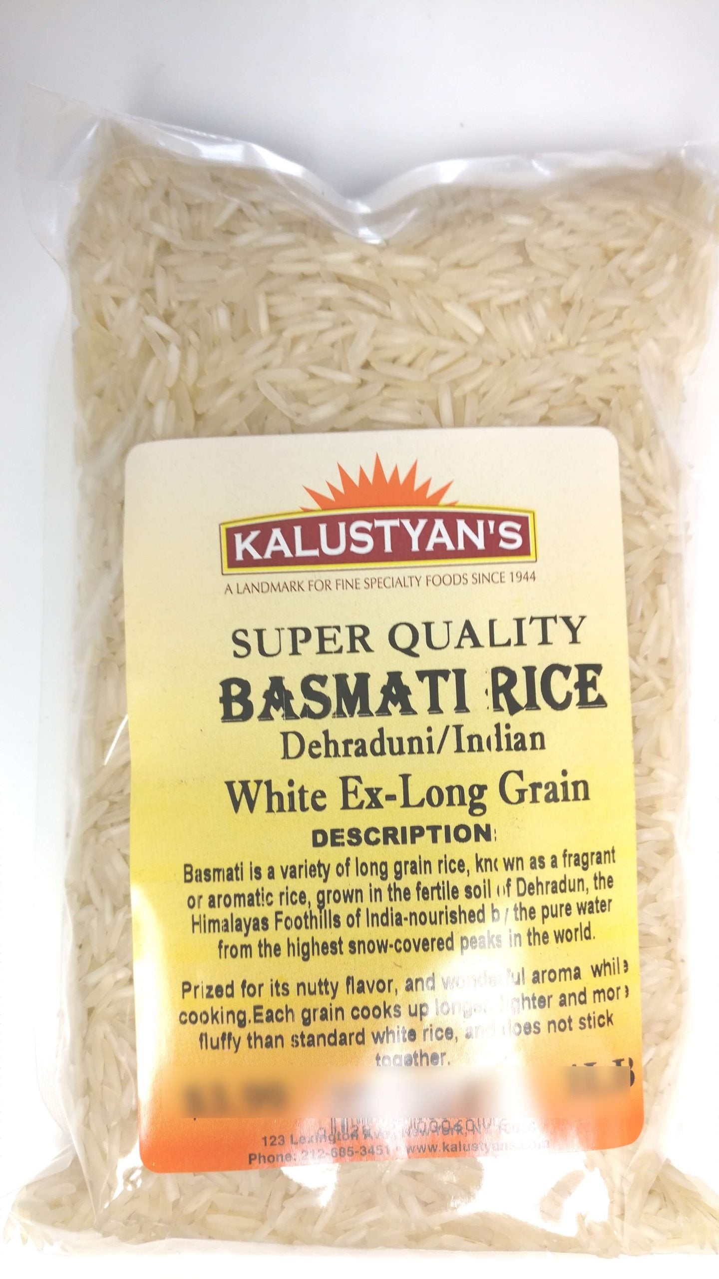 Basmati Rice, ExLong Grain, Dehraduni (Super Quality)