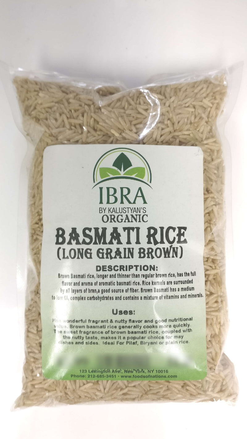 Brown Basmati Rice, Long Grain, Organic