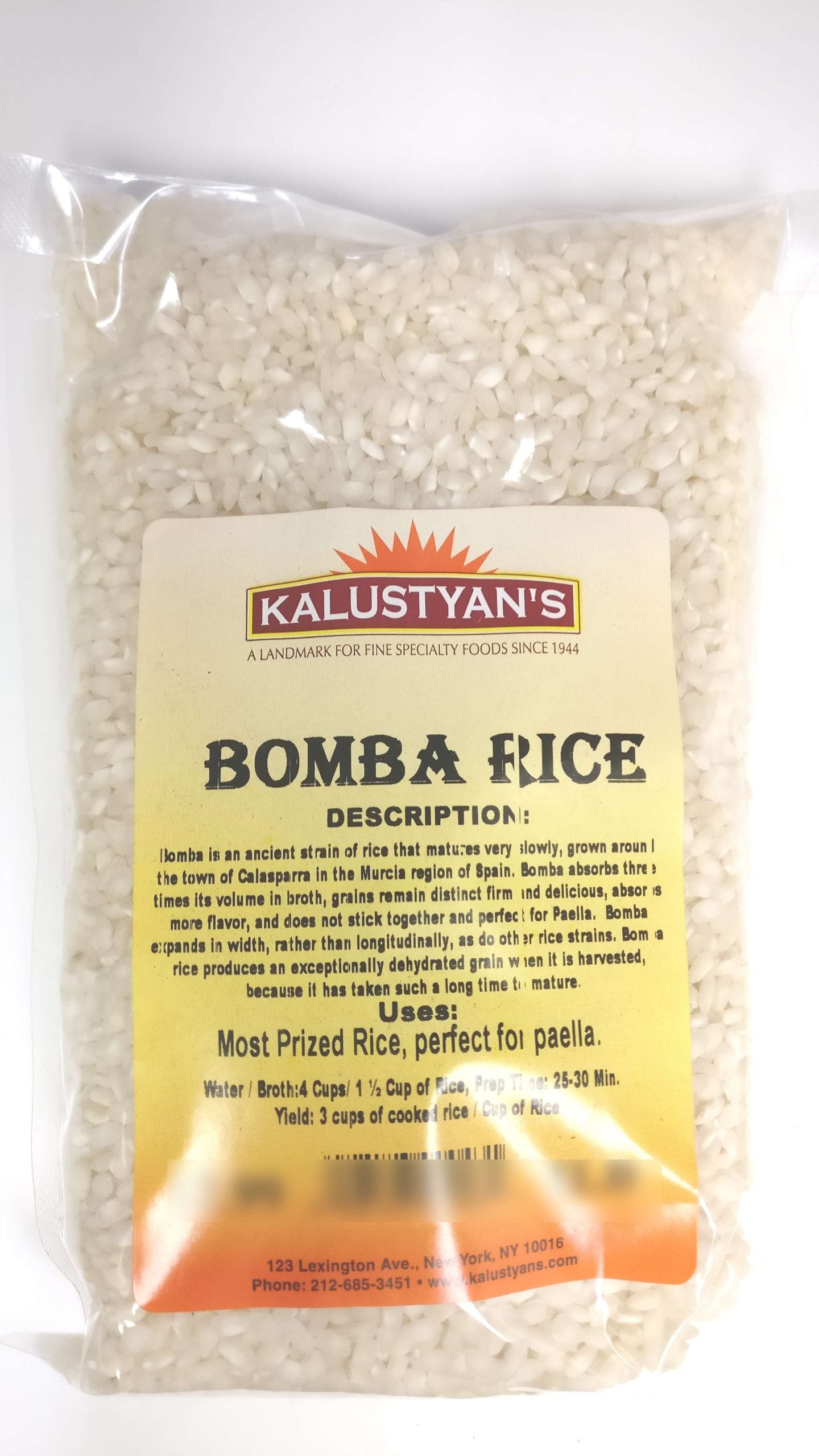 Bomba Rice – Kalustyan's
