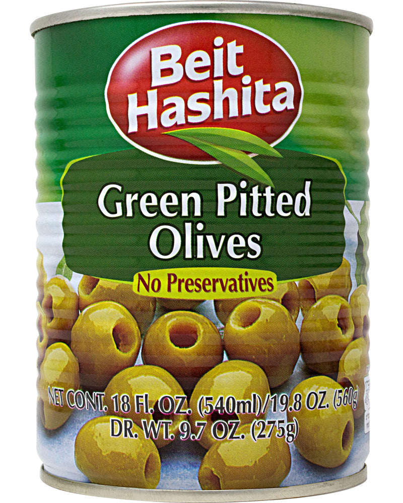 Green Olives, Pitted, Israel