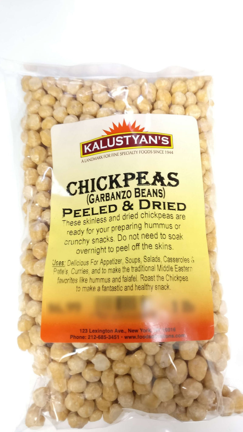 Chickpeas (Garbanzo Beans), Peeled & Dried