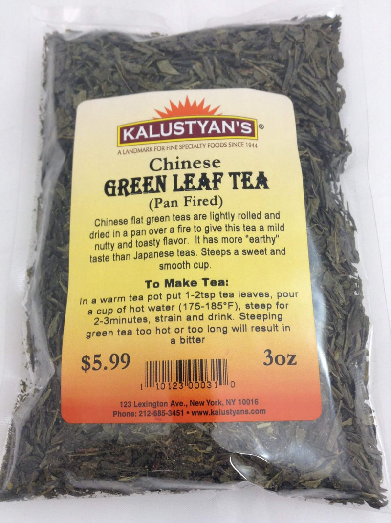 Chinese Pan Fired Green Leaf Tea