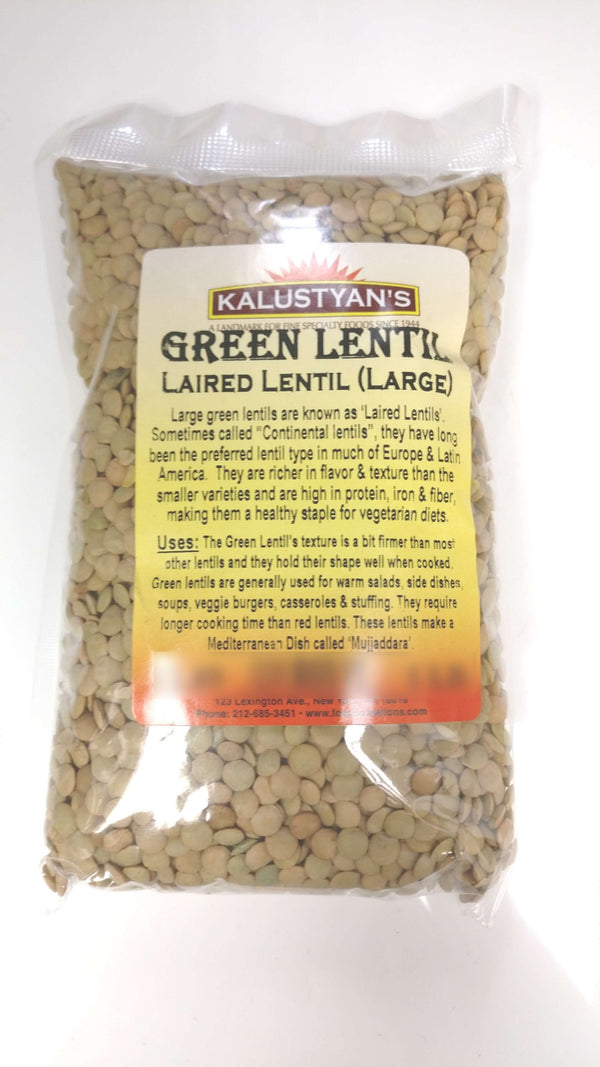 Laired Lentils, Large Green Lentils