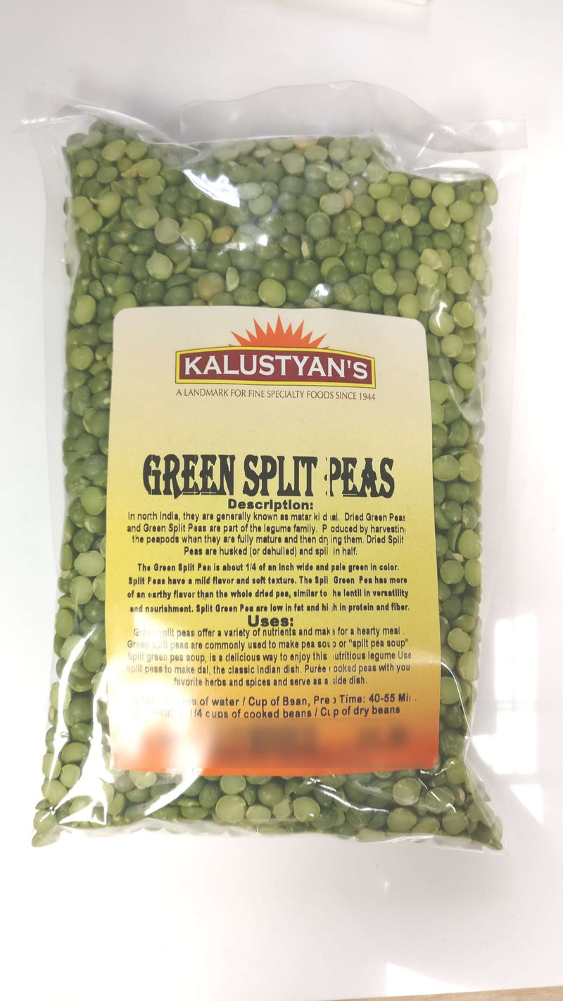 Green Split Peas, Dried