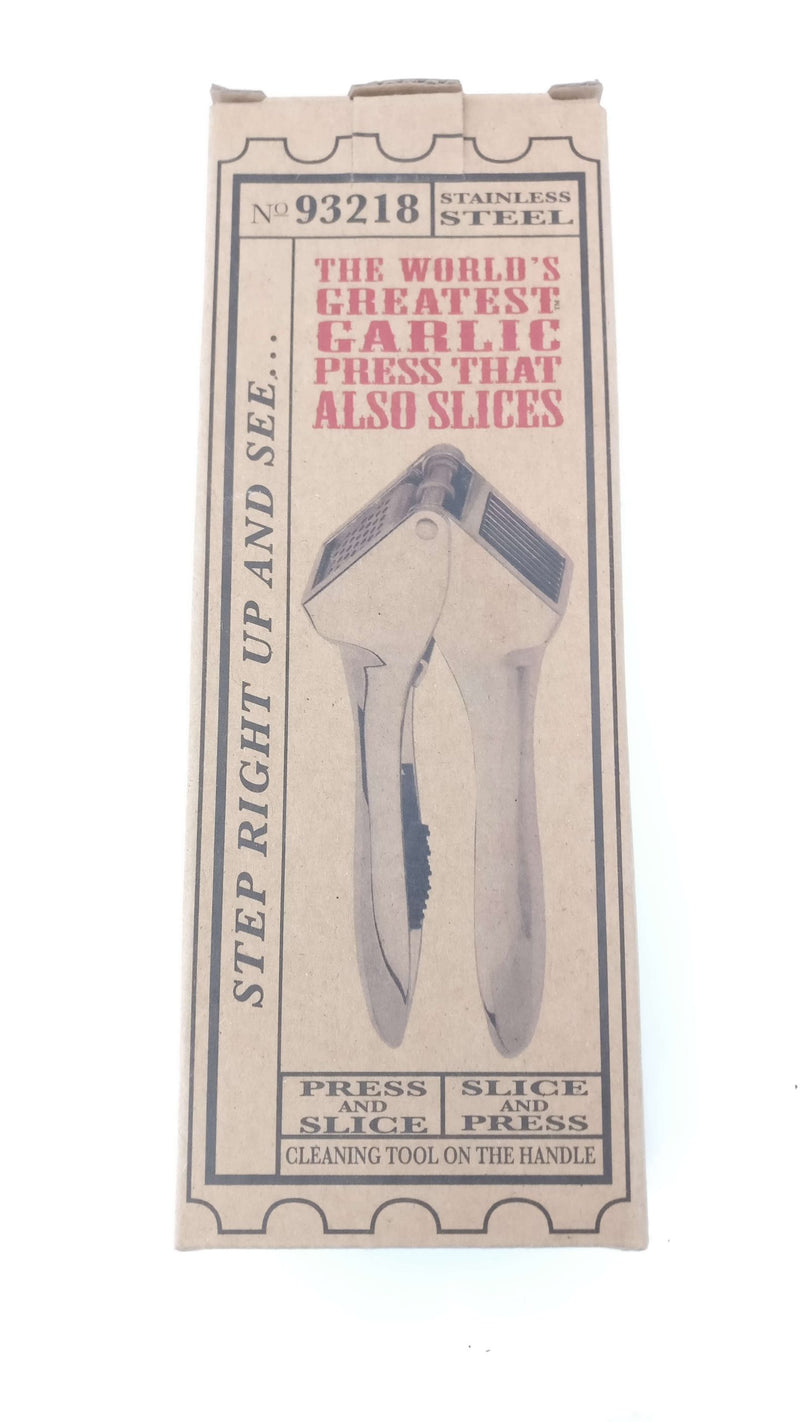 Garlic Press, Stainless Steel,Fancy