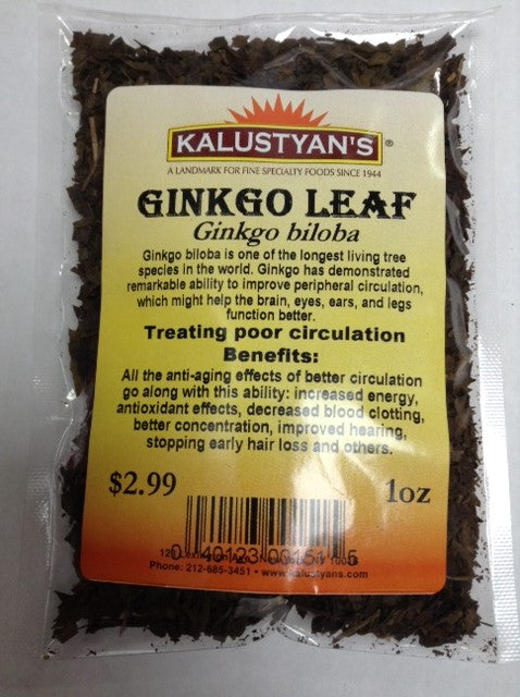 Ginkgo Leaf (Ginkgo Biloba)