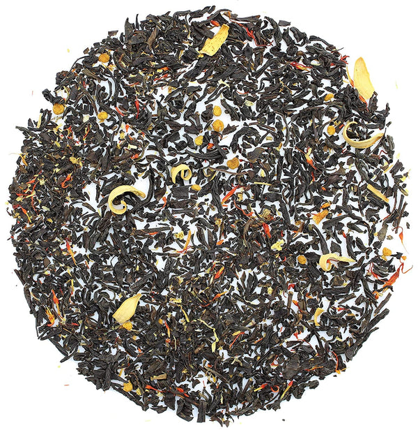 Gold Rush Black Tea w/ flower petals