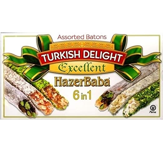HazerBaba Turkish Delight Assorted Batons, Excellent 6 in 1