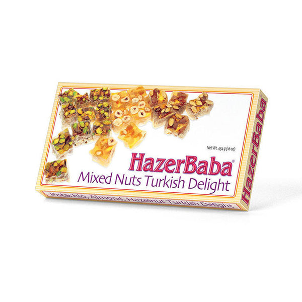 HazerBaba Turkish Delight with Mixed Nuts & Saffron