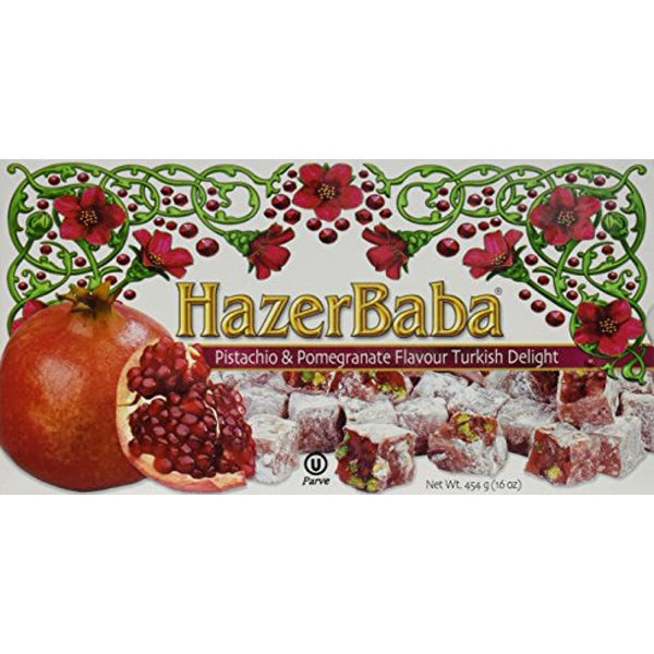 HazerBaba Turkish Delight (Pomegranate With Pistachio)