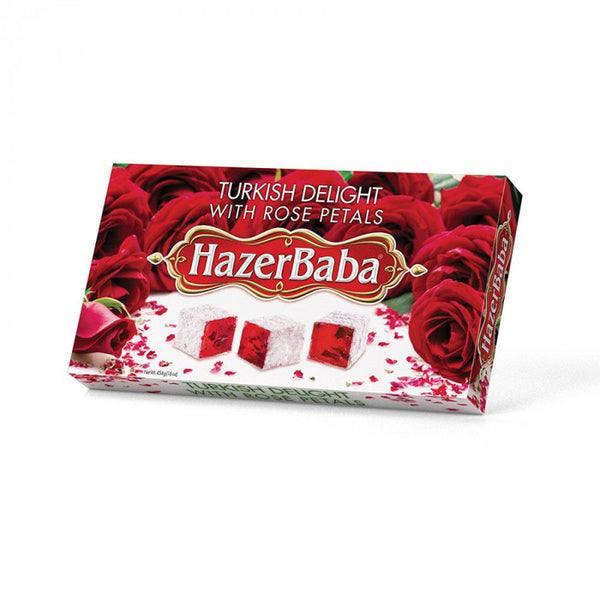 HazerBaba Turkish Delight with Rose Petals