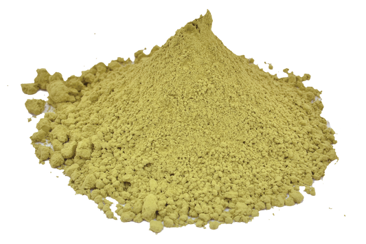 Neutral Henna Powder w/ stems of Henna Plant