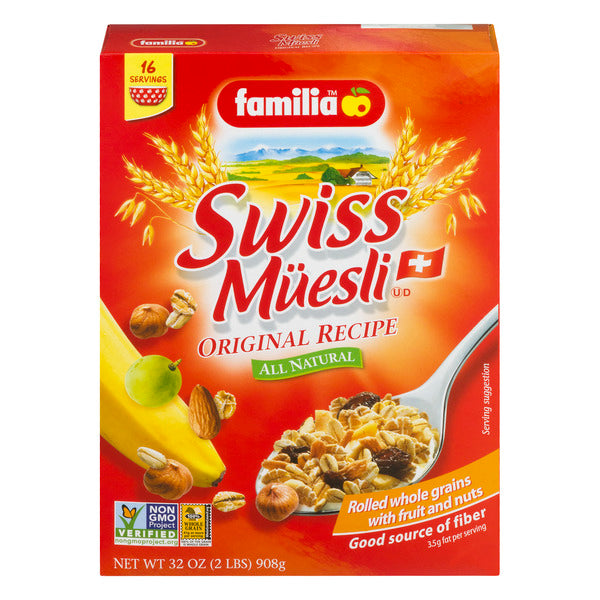 Muesli, Original, Mixed Cereal With Fruit & Nuts