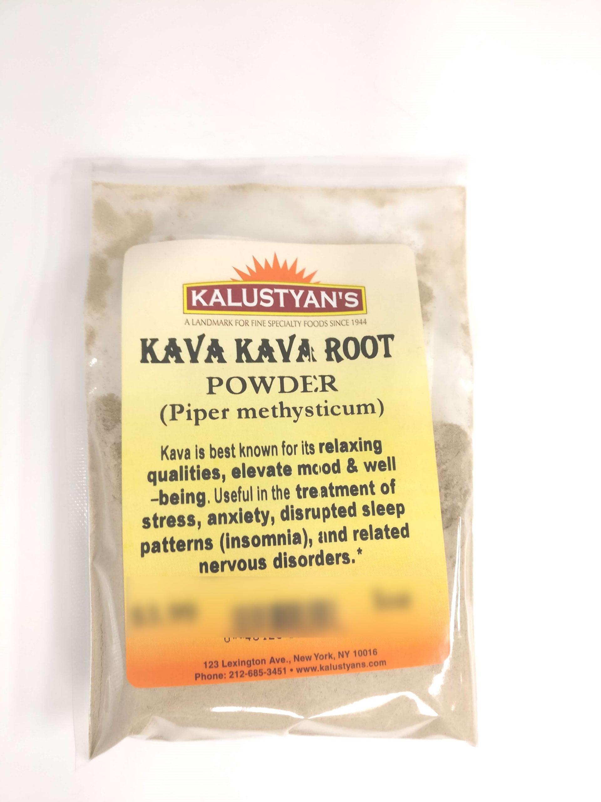 Kava Kava Root (Piper methysticum), Powder – Kalustyan's