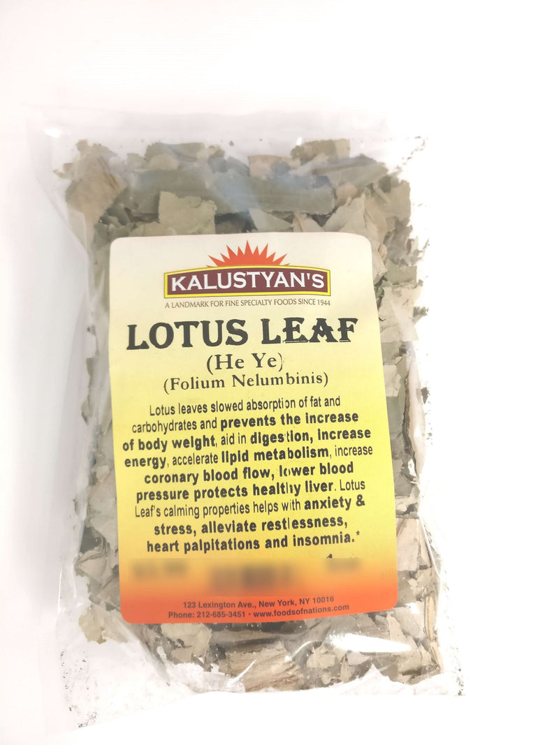 Lotus Leaf (He Ye)  (Folium Nelumbinis), C/S