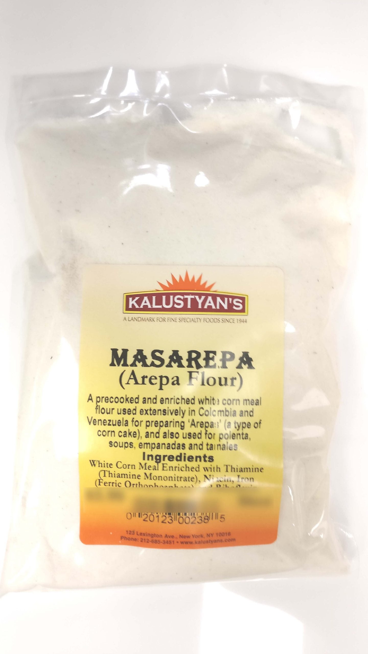 Arepa Ingredients Masarepa-White (Arepa Flour)