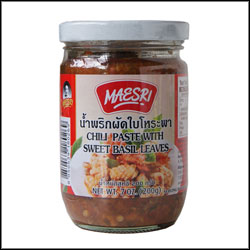 Chili Paste With Sweet Basil Leaves ( Pad Kapao)