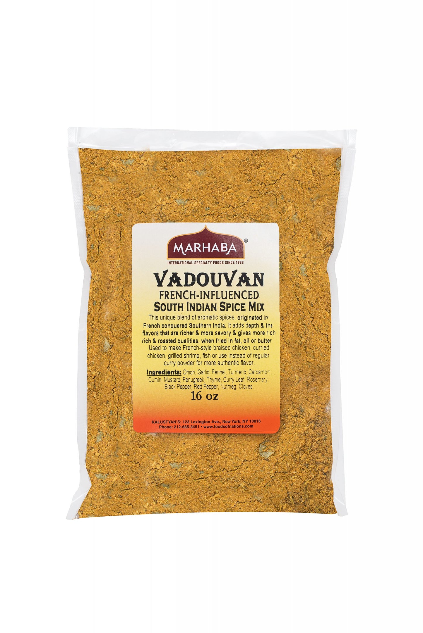 Vadouvan French-Influenced South Indian Spice Mix