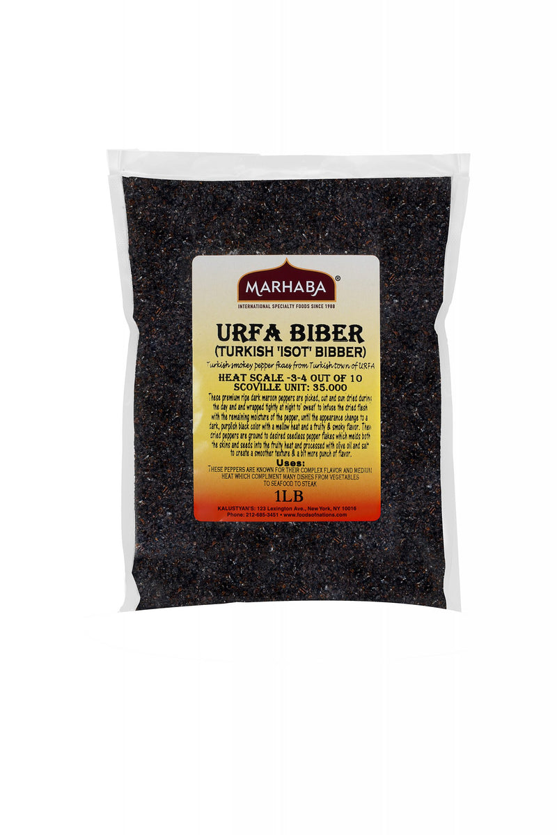 Urfa Bibber Flakes ( Isot Biber, Turkish Smokey Pepper Flakes)