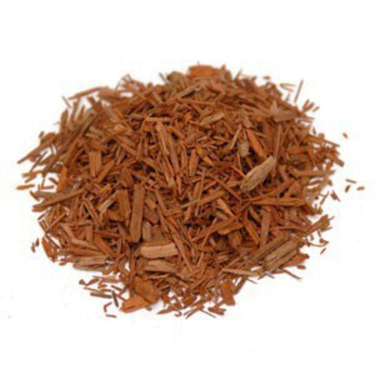Red Sandalwood Chips (Pterocarpus santalinus)