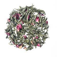 Rose Sencha Green Tea w/ Rose Petals