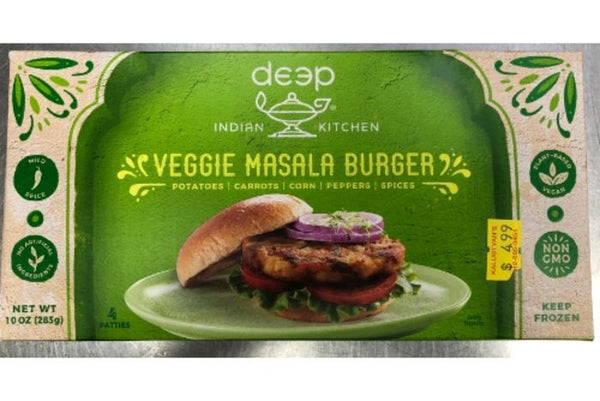Deep Veggie Masala Burger 10oz