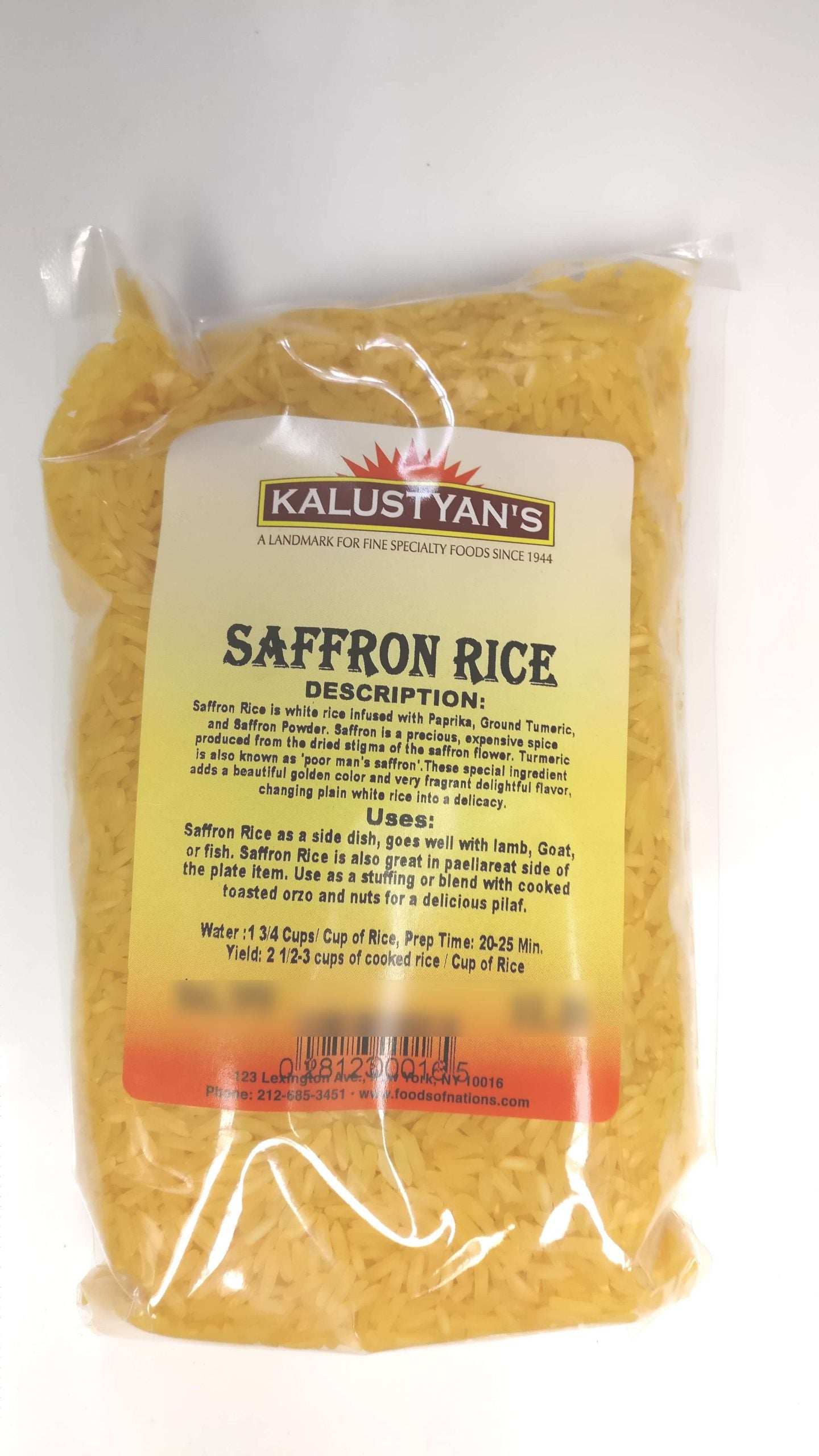 Products Saffron Rice Cindy's Yellow Rice