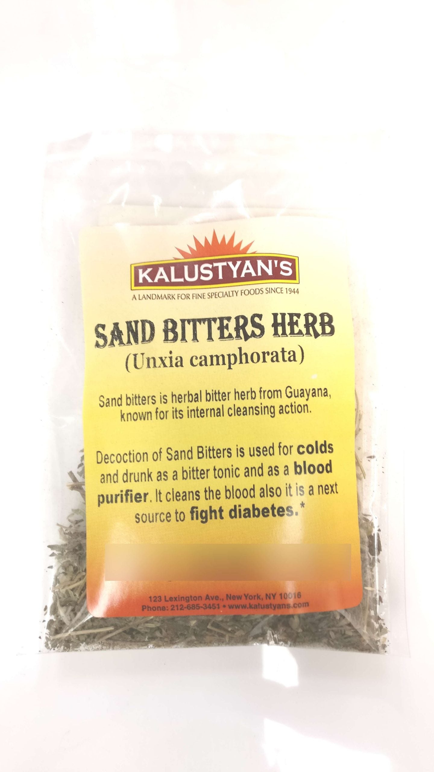 Sand Bitters Herb (Unxia camphorata) – Kalustyan's
