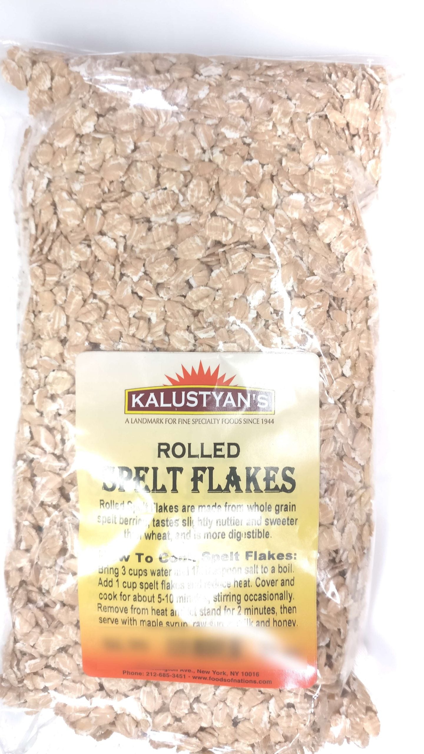 Rolled Spelt Flakes Organic