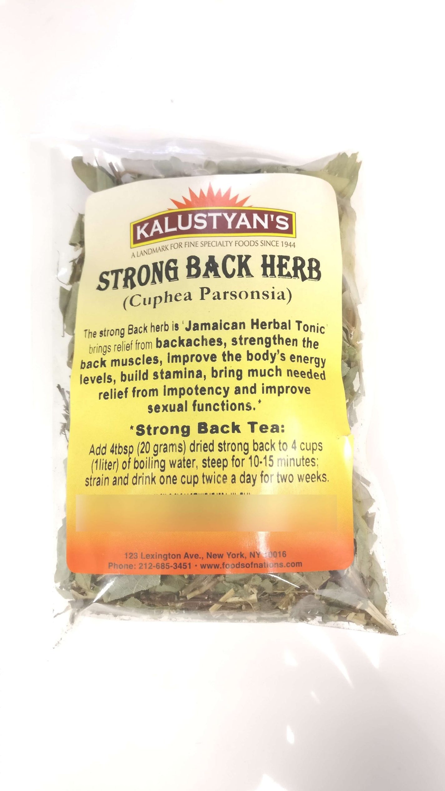 Strong Back Herb (Desmodium Incanum) – Kalustyan's