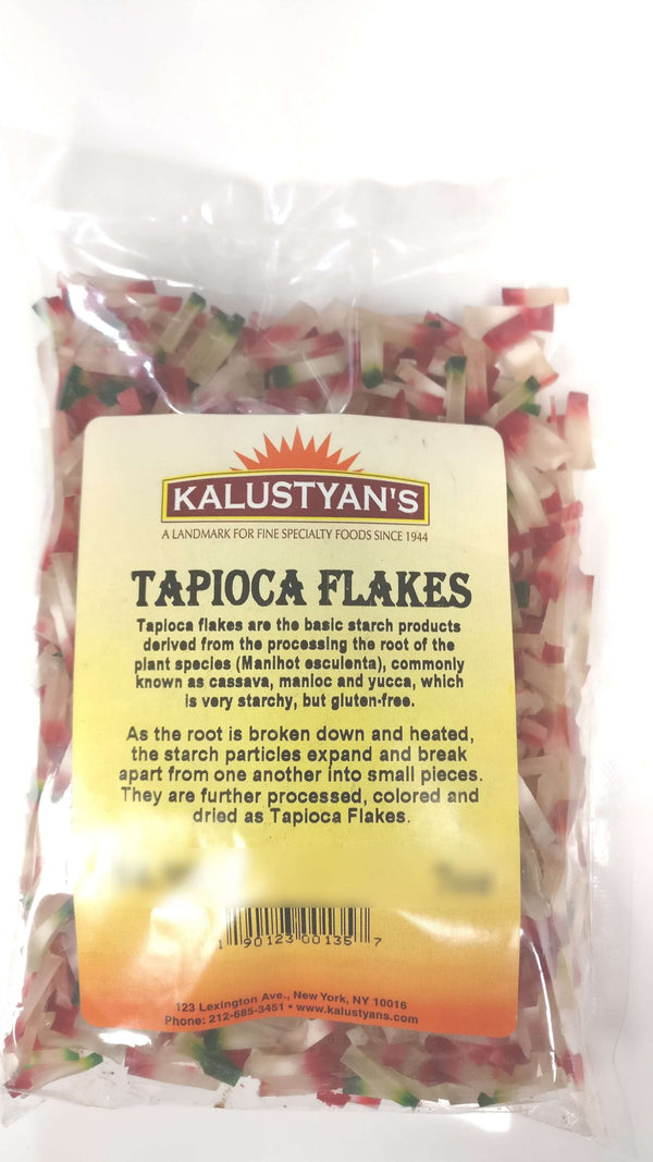 Tapioca Flakes (Biji Delima), Colored
