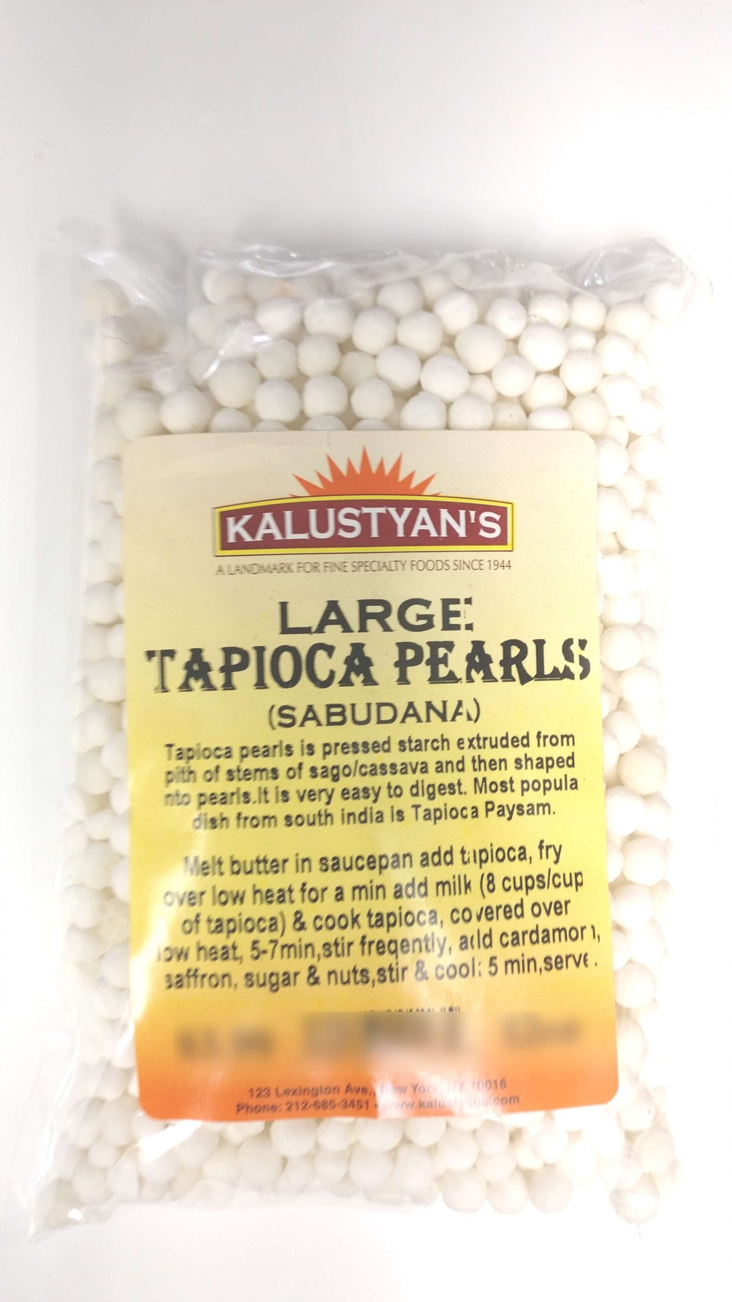 Tapioca Pearl, Large, White