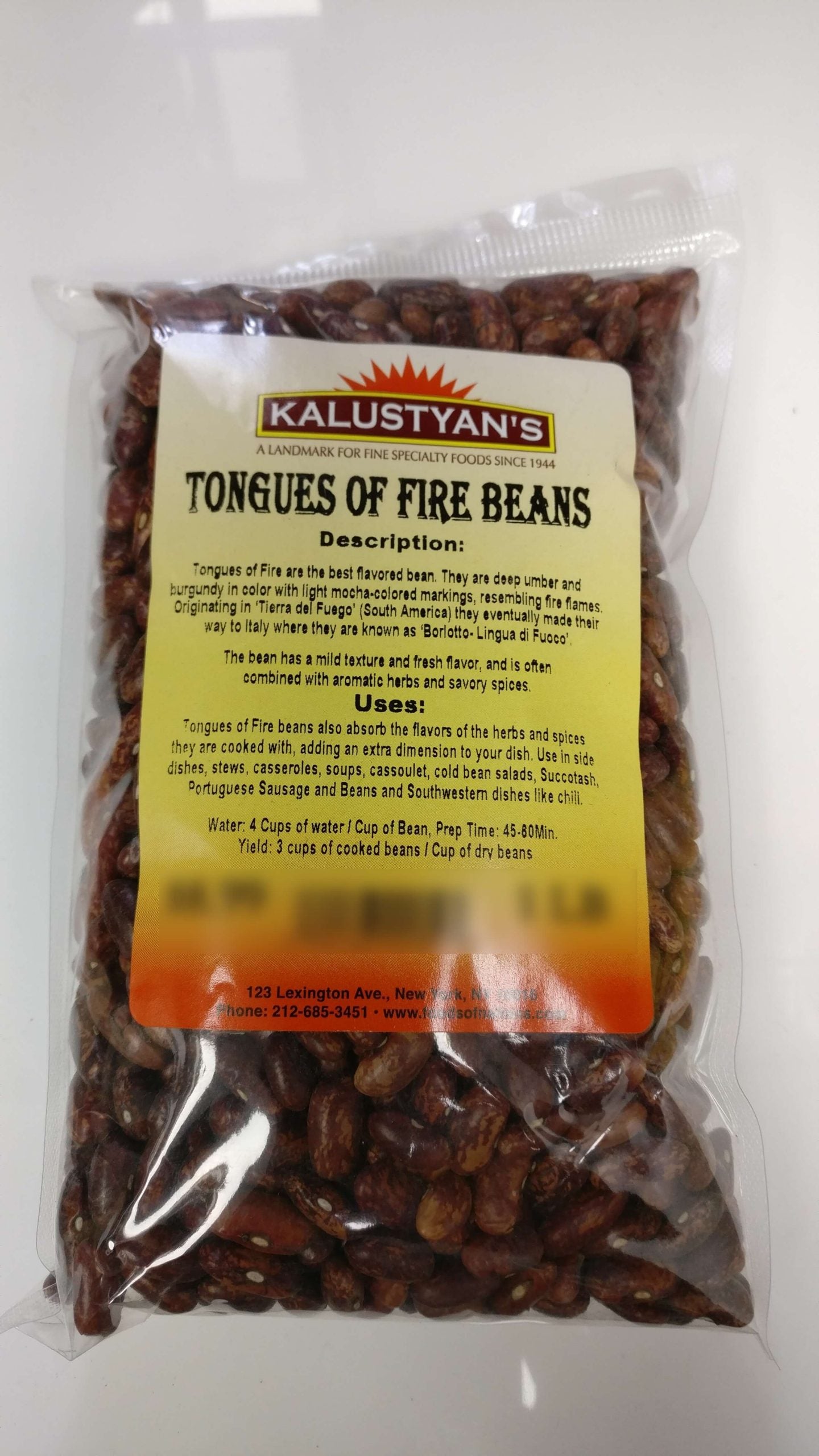 Tongues Of Fire Bean