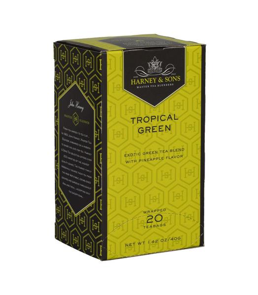 Tropical Green, Exotic Green Tea Blend With Pineapple Flavor