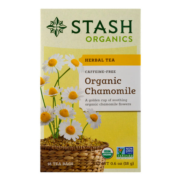 Chamomile Herbal Tea, Organic, Caffeine Free