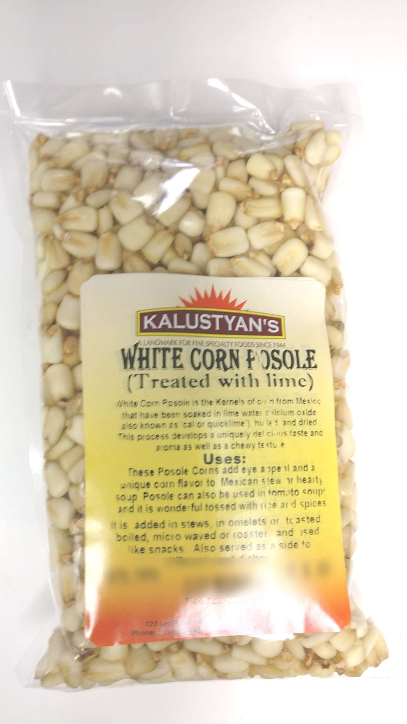 White Corn Posole (Treated With Lime)