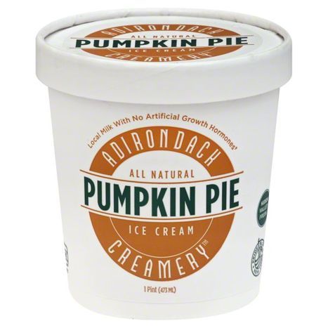 Adirondack Creamery Ice Cream, Pumpkin Pie