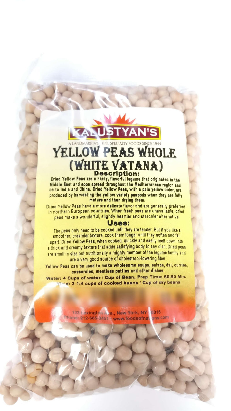 Yellow Peas (White Vatana), Dried