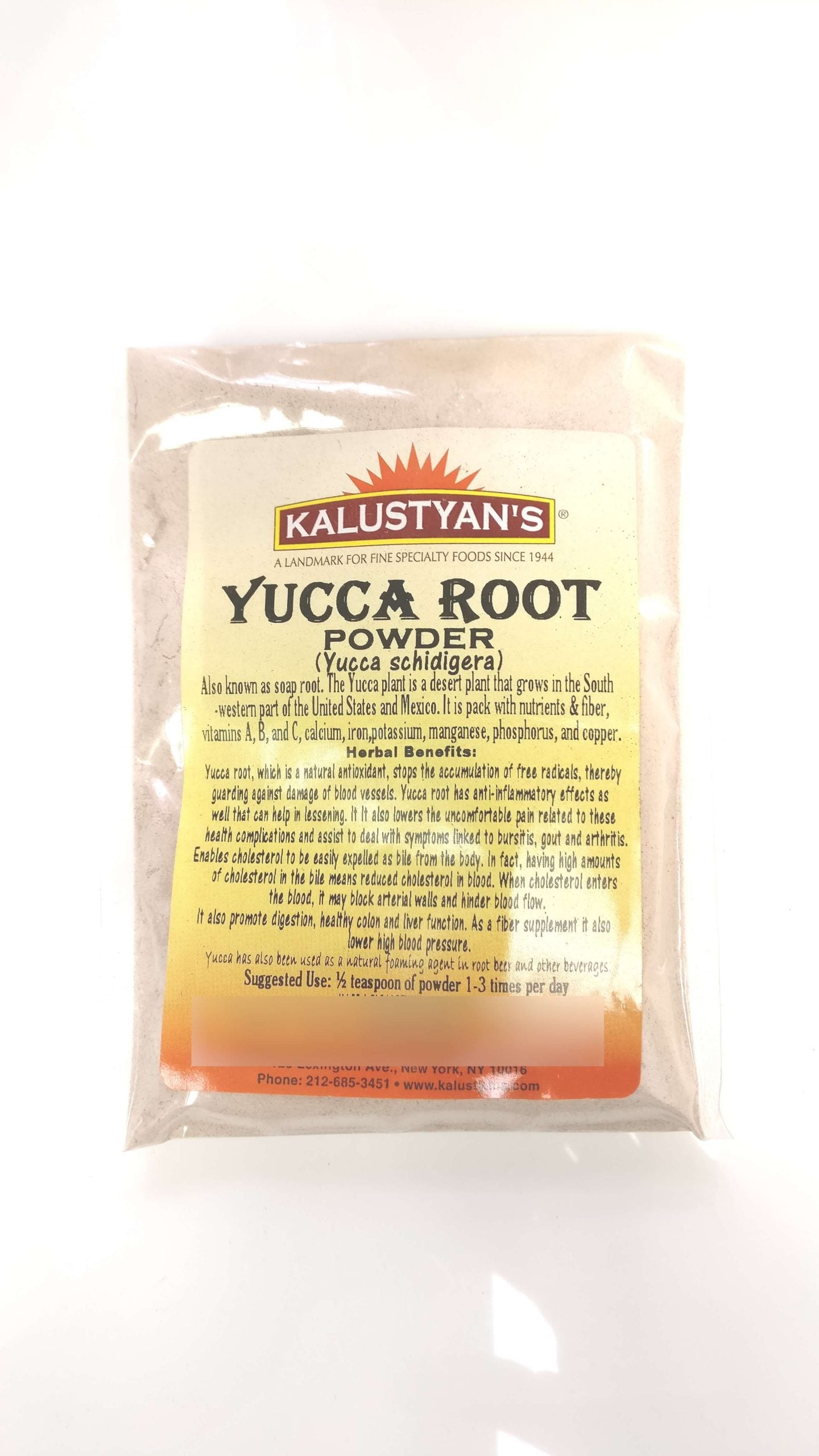 Yucca Extract Yucca Root Powder (Yucca schidigera)