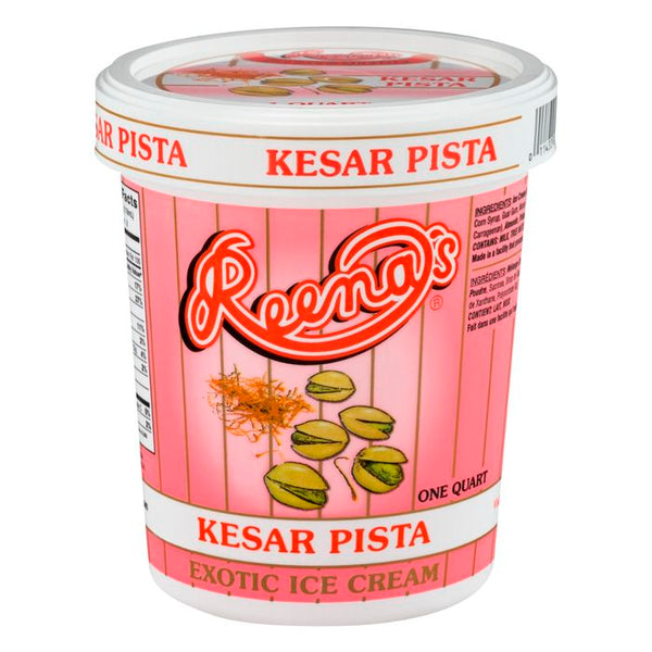 Reena's Kesar Pista Exotic Ice Cream - 1 Quart
