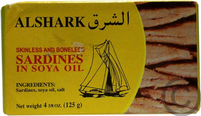Sardines,Skinless and Boneless in Soya Oil