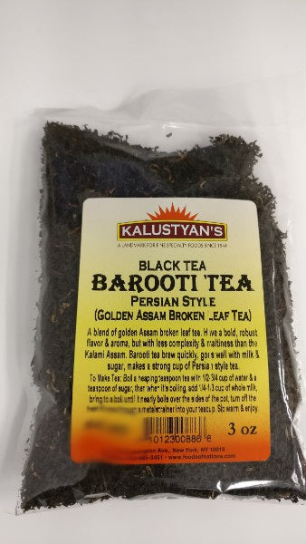 Baroud Tea Barooti Tea, Broken Assam Black Tea Leaves – Kalustyan's