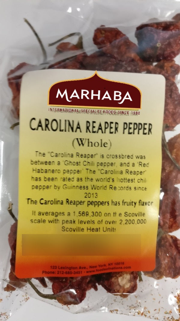 Carolina Reaper, Dried Pods