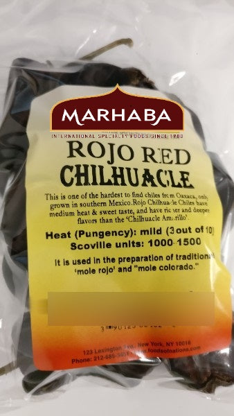 Chilhuacle Rojo (Red), Dried Chili Whole