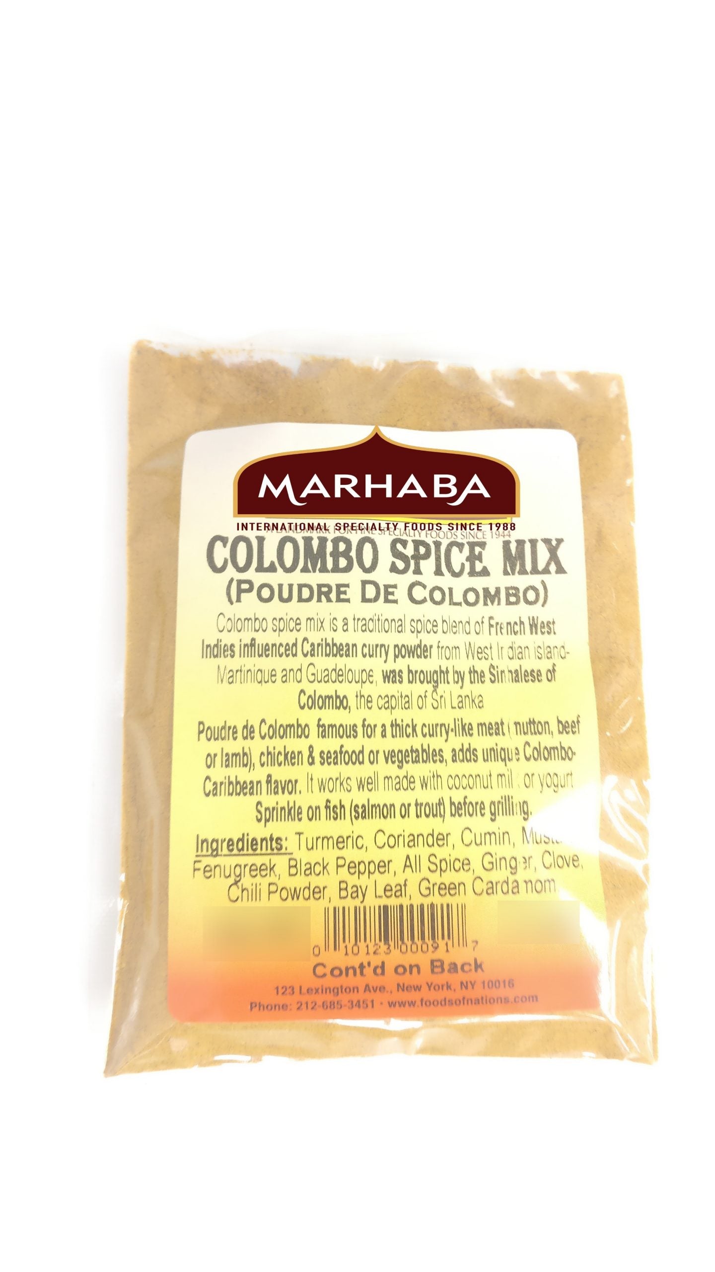 Colombo Mix Rice Colombo Spice Mix, Poudre De Colombo – Kalustyan's