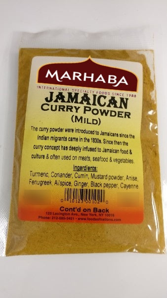 Jamaican Curry Powder (Mild)
