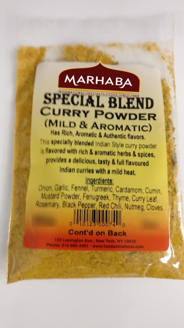 Special Blend Curry Powder ( Very Mild & Aromatic)