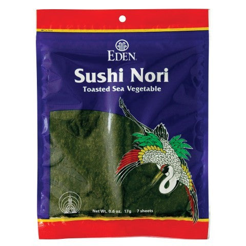 Sushi Nori, Toasted Sea Vegetable - 7 sheets