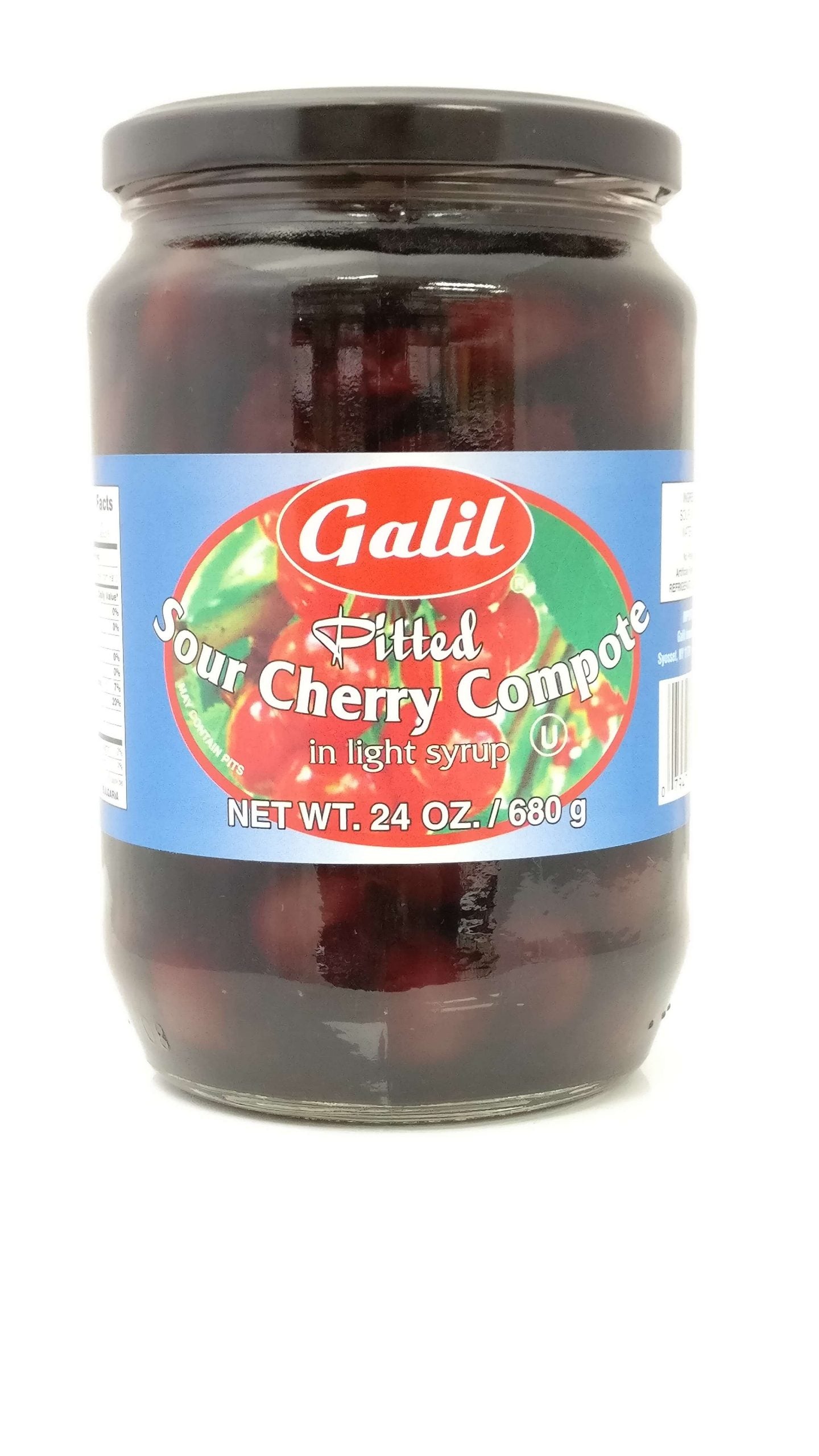 Sour Cherry (Pitted) Compote in Light Syrup